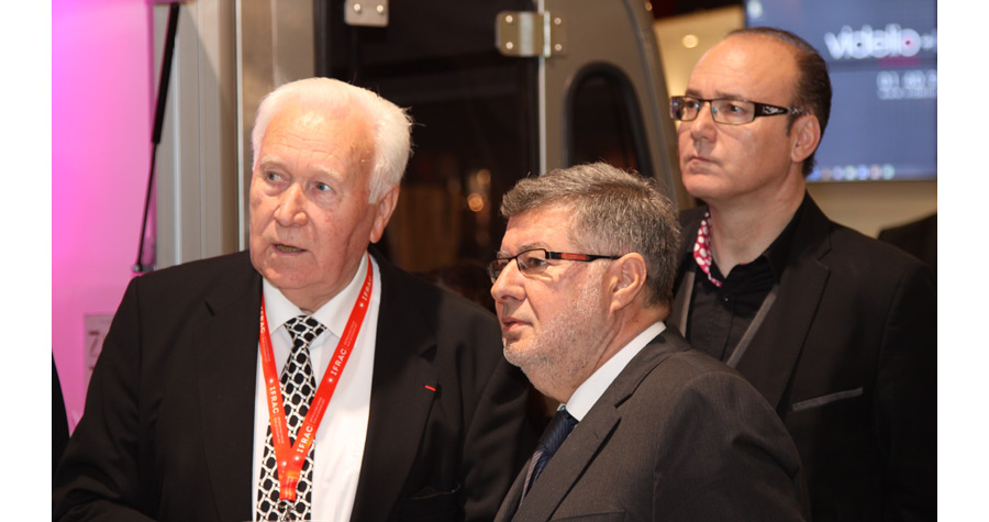 Bil SITL 2015, Francois LIBNER, Joseph LIBNER et le Secrétaire d'Etat aux transports